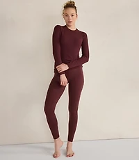 Ann Taylor Haven Well Within Balance 1.0 Leggings Burgundy Women's