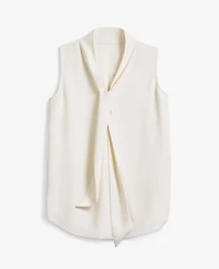 Ann Taylor Bow Neck Shell Top Women's