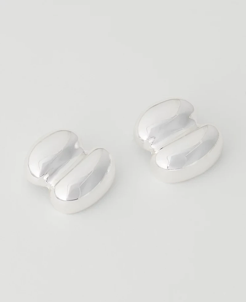 Ann Taylor Double Metal Stud Earrings Women's