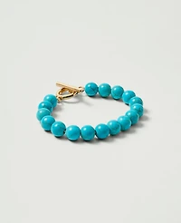 Ann Taylor Turquoise Stone Bracelet Ocean Turquoise Women's