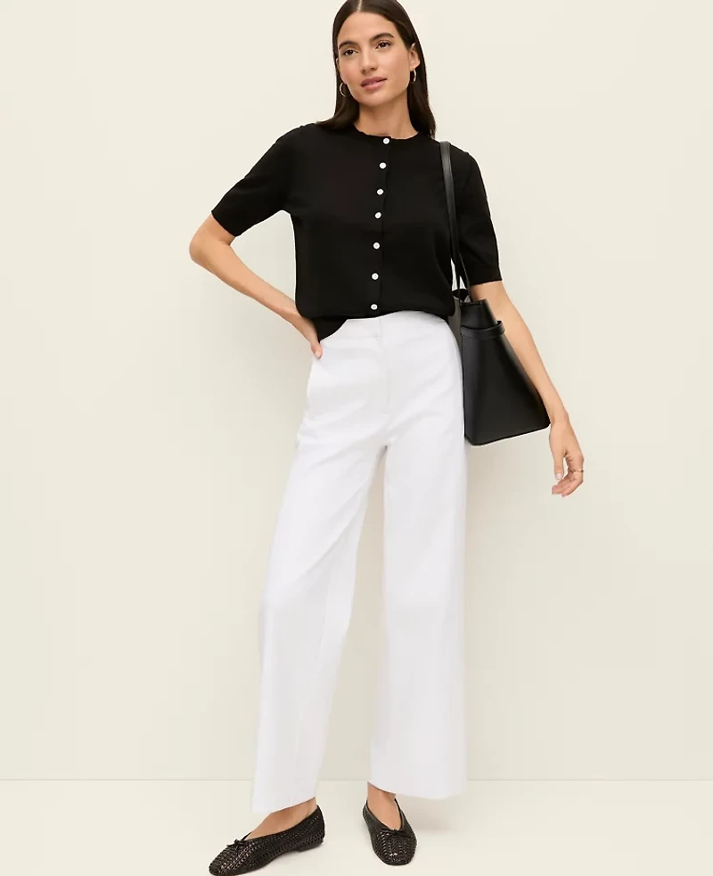Ann Taylor The Petite Grace Pant White Women's