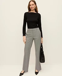 Ann Taylor The Jayne Trouser Gingham Black/White Combo Women's