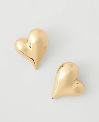 Ann Taylor Mini Heart Stud Earrings Women's