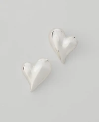 Ann Taylor Mini Heart Stud Earrings Women's