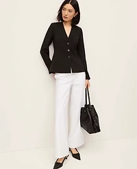 Ann Taylor The Petite Modern Wide-Leg Pant Bi-Stretch Women's