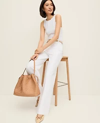 Ann Taylor The Petite Modern Wide-Leg Pant Bi-Stretch Women's