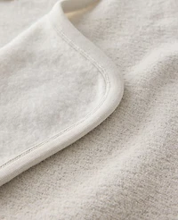 Ann Taylor Haven Well Within Brushed Terry Open Front Jacket Full Moon Grey Women's