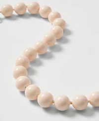 Ann Taylor Stone Statement Necklace Ivory Women's