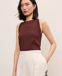 Ann Taylor The Petite Embroidered Side Zip Short Sea Pearl Women's