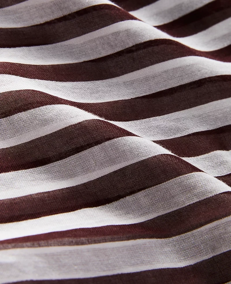 Ann Taylor Striped Scarf White Women's