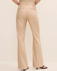 Ann Taylor The High Rise Trouser Linen Blend Cool Sesame Women's