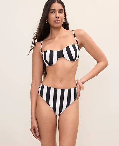 Ann Taylor Two Piece Swimsuit Black Women's