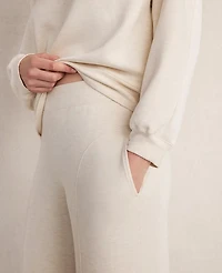 Ann Taylor Haven Well Within Soft Knit Wide Leg Pants Sandstone Women's