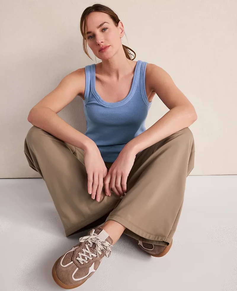 Ann Taylor Haven Well Within Balance Drawstring Pants Chestnut Brown Women's