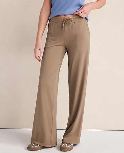 Ann Taylor Haven Well Within Balance Drawstring Pants Chestnut Brown Women's