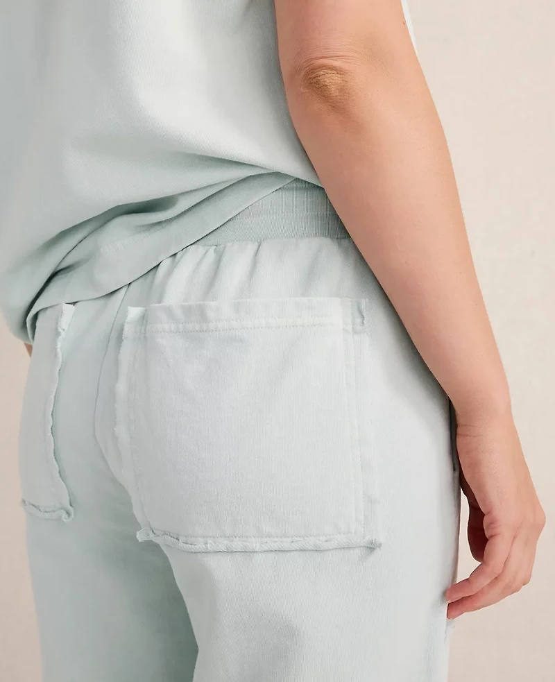 Ann Taylor Haven Well Within Garment-Dyed Organic Cotton Terry Pants Women's