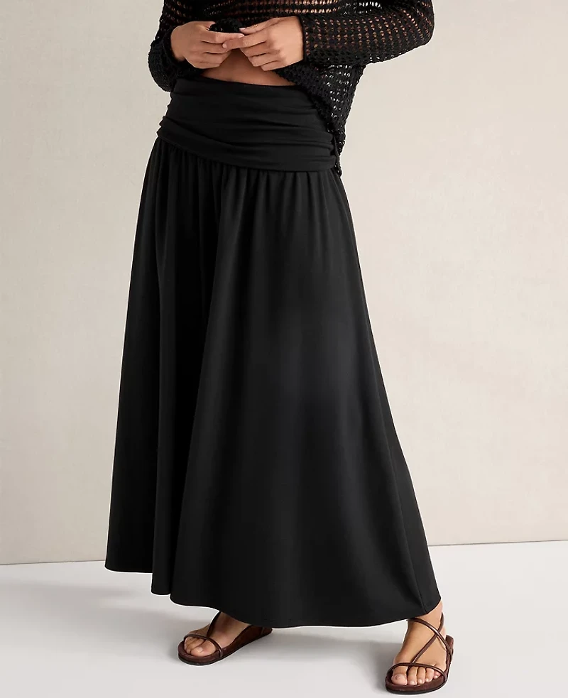 Ann Taylor Haven Well Within Organic Cotton Modal Strapless Dress Women's