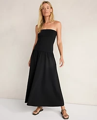 Ann Taylor Haven Well Within Organic Cotton Modal Strapless Dress Women's