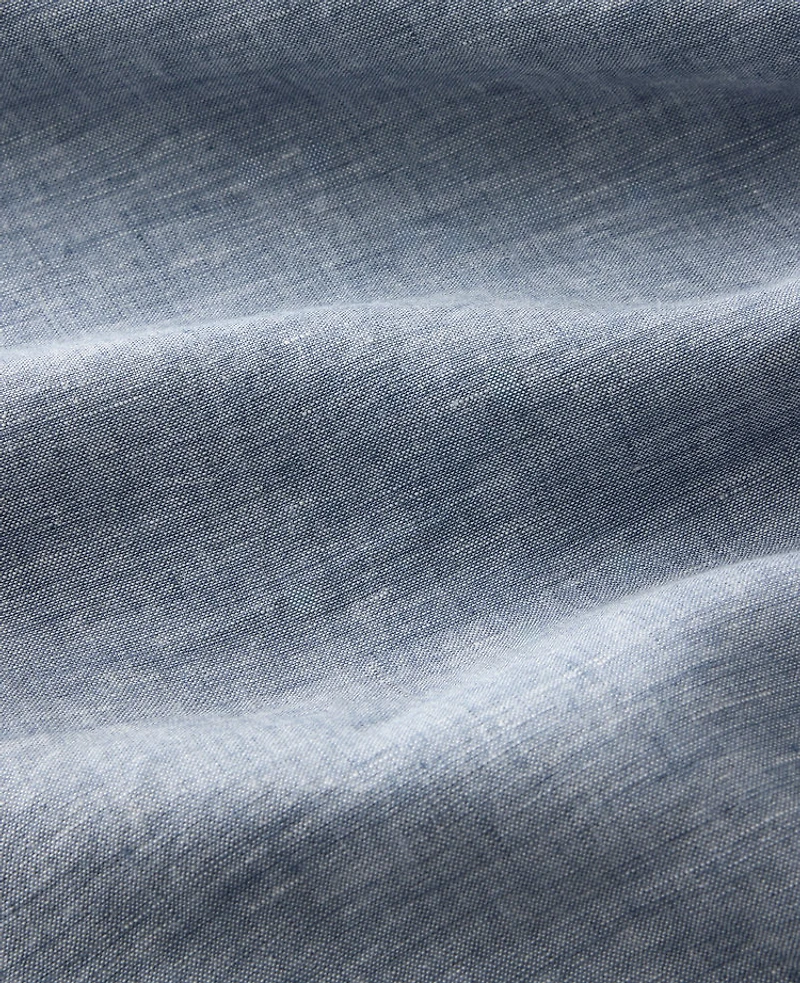 Ann Taylor Haven Well Within Linen Boat Neck Maxi Dress Navy Women's