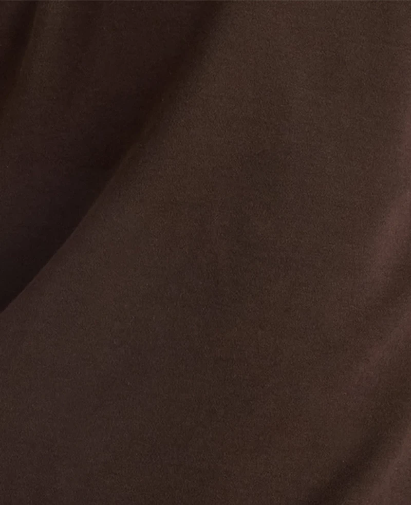 Ann Taylor Haven Well Within Organic Cotton Interlock Cargo Skirt Coffee Bean Women's