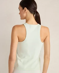 Ann Taylor Haven Well Within Balance Organic Cotton Tank Top Trellis Women's