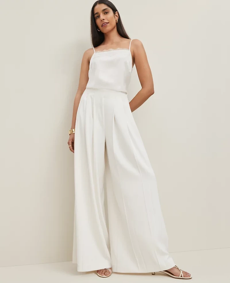 Ann Taylor The Palazzo Pant Winter White Women's