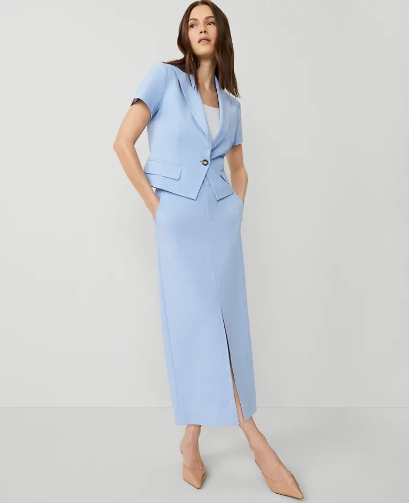 Ann Taylor The Trouser Column Midi Skirt Women's