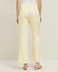 Ann Taylor The Flare Ankle Pant Linen Blend Women's