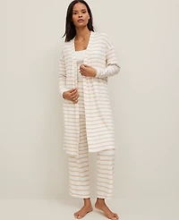 Ann Taylor Ribbed Lounge Duster Sands Edge Women's