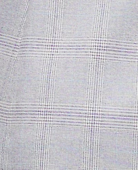 Ann Taylor The Mid Rise Trouser Plaid Blue/White Combo Women's