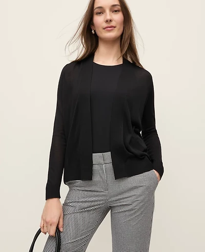Ann Taylor Lightweight Open Cardigan Women's