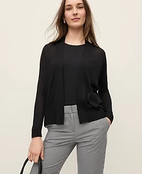 Ann Taylor Lightweight Open Cardigan Women's