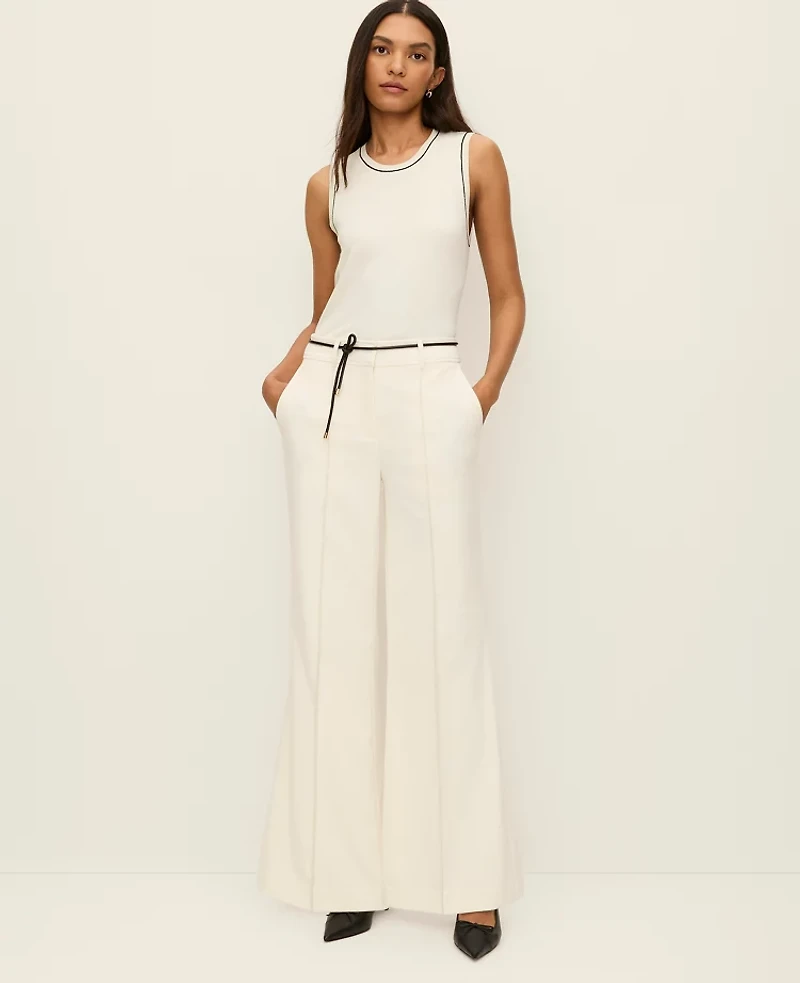 Ann Taylor The Petite Margot Trouser Winter White Women's