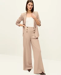 Ann Taylor The Petite Wide-Leg Sailor Pant Women's