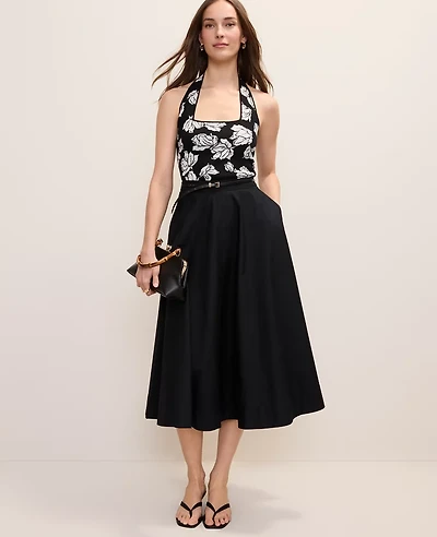 Ann Taylor Full Midi Skirt Women's