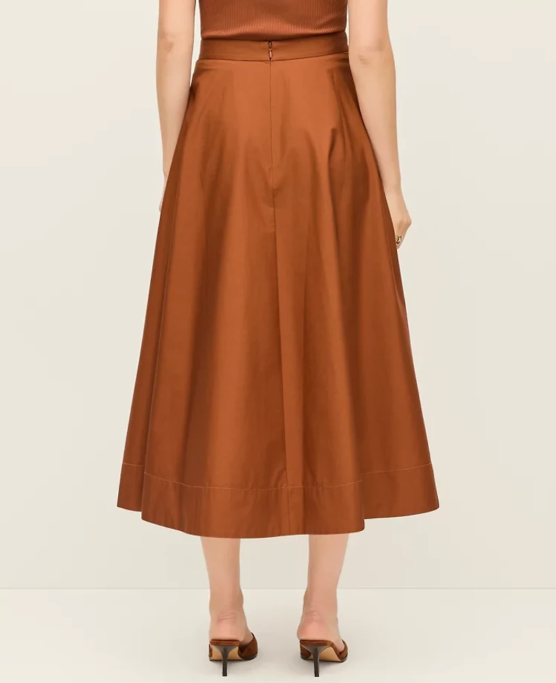 Ann Taylor Full Midi Skirt Women's