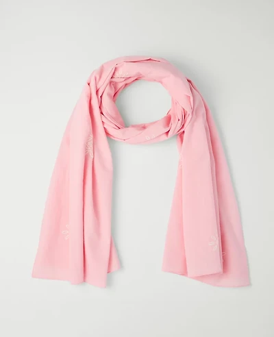Ann Taylor Eyelet Scarf Rose Veil Women's