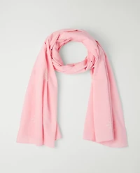 Ann Taylor Eyelet Scarf Rose Veil Women's