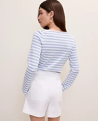 Ann Taylor Petite Weekend Belted Short Women's