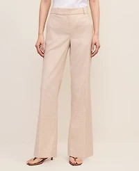 Ann Taylor The Petite Jayne Trouser Houndstooth Neutral Blend Women's