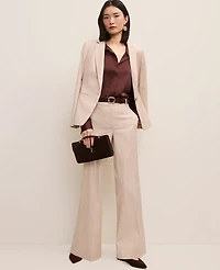 Ann Taylor The Petite Jayne Trouser Houndstooth Neutral Blend Women's