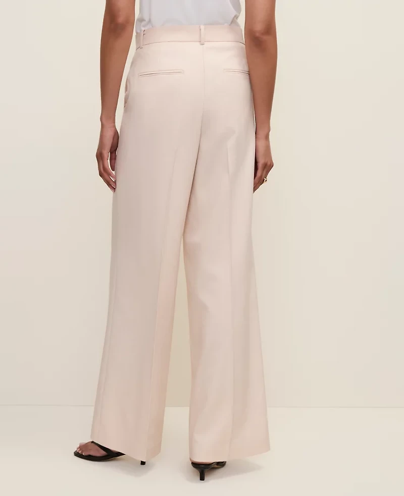 Ann Taylor The Petite Wide-Leg Pant Almond Slice Women's