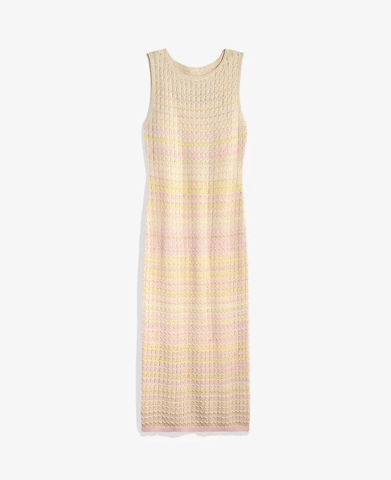 Ann Taylor Petite Ombré Crochet Sweater Dress Pirouette Women's