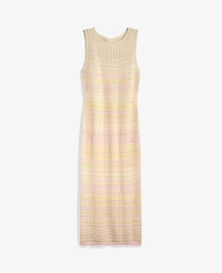 Ann Taylor Petite Ombré Crochet Sweater Dress Pirouette Women's