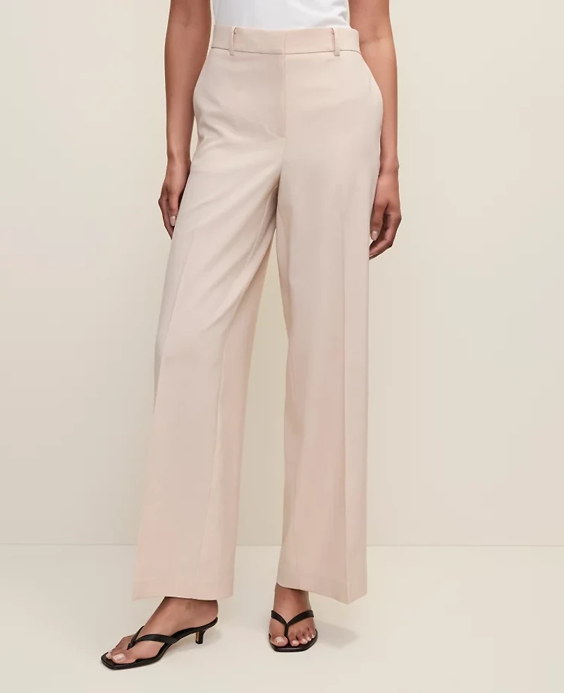 Ann Taylor The Wide-Leg Pant Almond Slice Women's