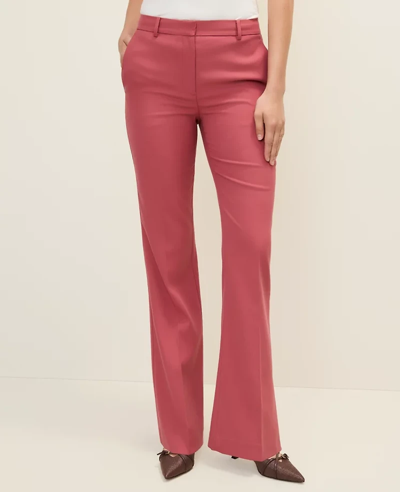 Ann Taylor The Petite High Rise Trouser Rose Clay Women's