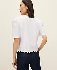 Ann Taylor Tie Front Blouse Women's