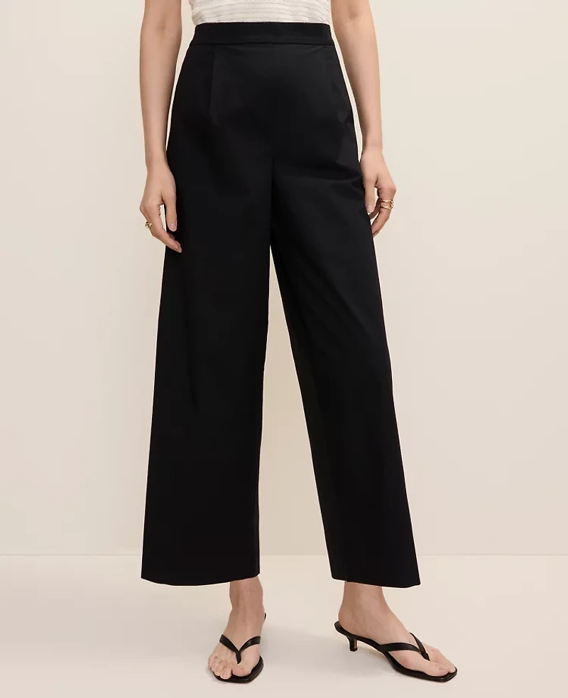 Ann Taylor The Tall Easy Fit Grace Pant Black Women's