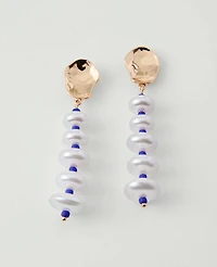 Ann Taylor Pearl Drop Earrings Ivory Women's
