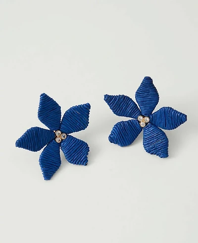 Ann Taylor Threaded Flower Stud Earrings Women's
